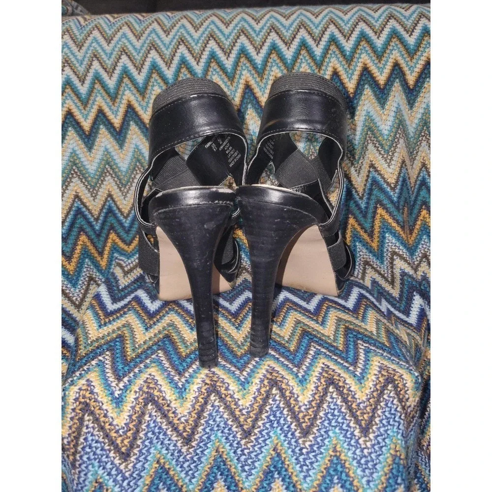Black stiletto heels size 9.5
